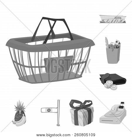 Vector Design Of Food And Drink Symbol. Set Of Food And Store Vector Icon For Stock.