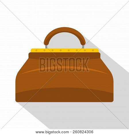 Carpetbag Icon. Flat Illustration Of Carpetbag Icon For Web