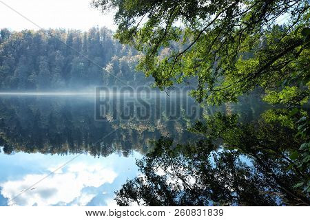 Gemunder Maar Volcanic Lakegemunder Maar Volcanic Crater Lake In Germany