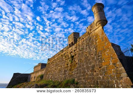 Castelo de San Anton in La Coruna of Galicia Spain