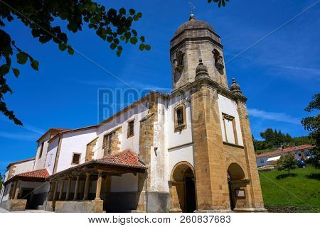 Lastres Colunga village in Asturias of Spain