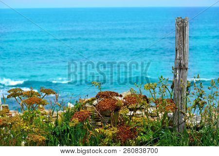 Playa las catedrales Catedrais beach in Ribadeo Galicia of Lugo Spain