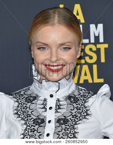 LOS ANGELES - SEP 28:  Izabella Miko arrives to the 'Nomis' World Premiere - LA Film Festival  on September 28, 2018 in Hollywood, CA                