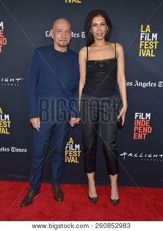 LOS ANGELES - SEP 28:  Ben Kingsley and Daniela Lavender arrives to the 'Nomis' World Premiere - LA Film Festival  on September 28, 2018 in Hollywood, CA                