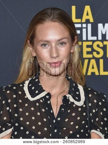 LOS ANGELES - SEP 28:  Dylan Penn arrives to the 'Nomis' World Premiere - LA Film Festival  on September 28, 2018 in Hollywood, CA                