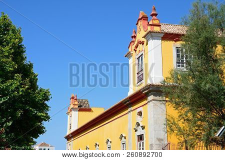 View Of The Pousada Convento Tavira, Tavira, Algarve, Portugal, Europe.