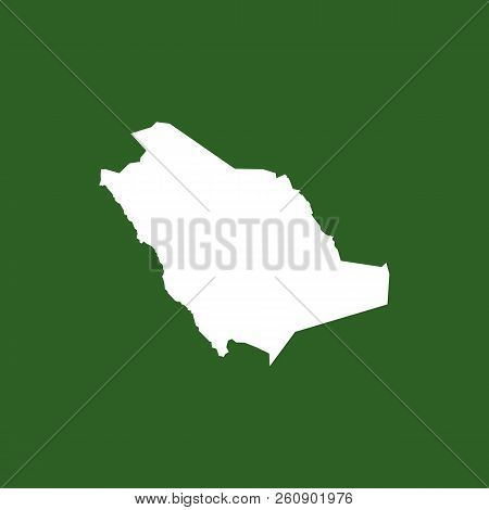 Saud Arabia Map Icon. Vector Eps10 Illustration
