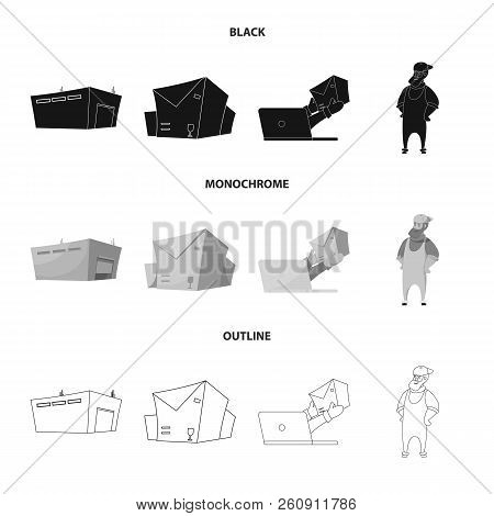 Isolated Object Of Goods And Cargo Logo. Collection Of Goods And Warehouse Stock Symbol For Web.