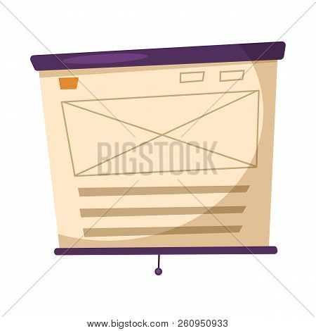 Vector Design Of Education And Learning Icon. Set Of Education And School Vector Icon For Stock.