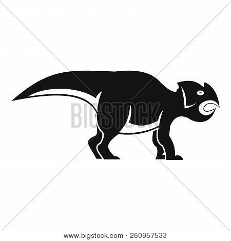 Ceratopsians Dinosaur Icon. Simple Illustration Of Ceratopsians Dinosaur Icon For Web