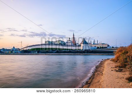 Sunrise At The Kazan Kremlin And Kazanka River