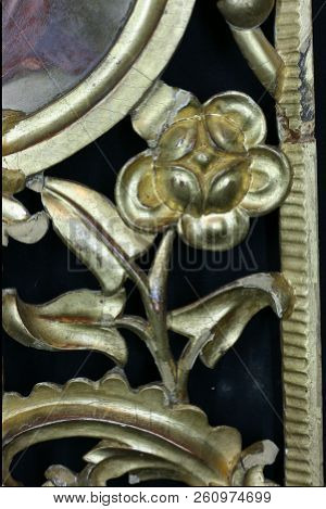 Restoration: Close Up Of A Painting Final Retouch