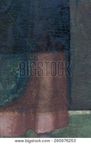 Restoration: Close Up. Conservation Of Paintings. Conservation Of Sculptures