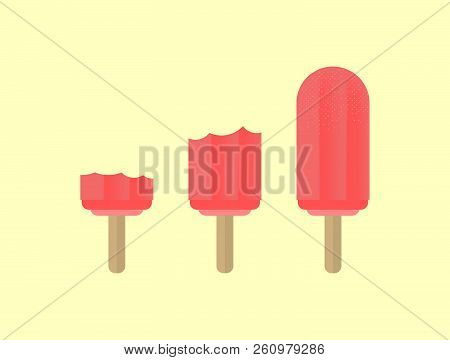 Ice Cream Bars Has Been Bitten, Full Ice Cream Bar