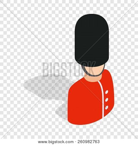 Royal Guardsman Isometric Icon 3d On A Transparent Background Illustration
