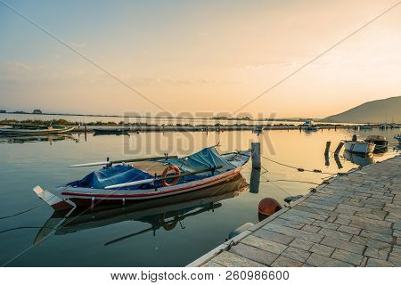 Agios Kirikos Village On Ikaria Island In Greece In Summer.