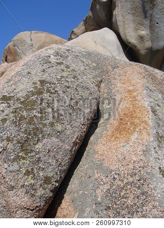 Granite Rocks With Mediterranean Vegetation, Capo Testa, Santa Teresa Gallura, Italy