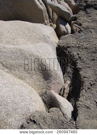 Granite Rocks With Mediterranean Vegetation, Capo Testa, Santa Teresa Gallura, Italy