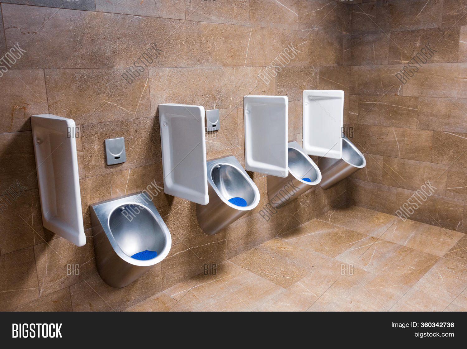 Metal Urinals One Image & Photo (Free Trial) | Bigstock