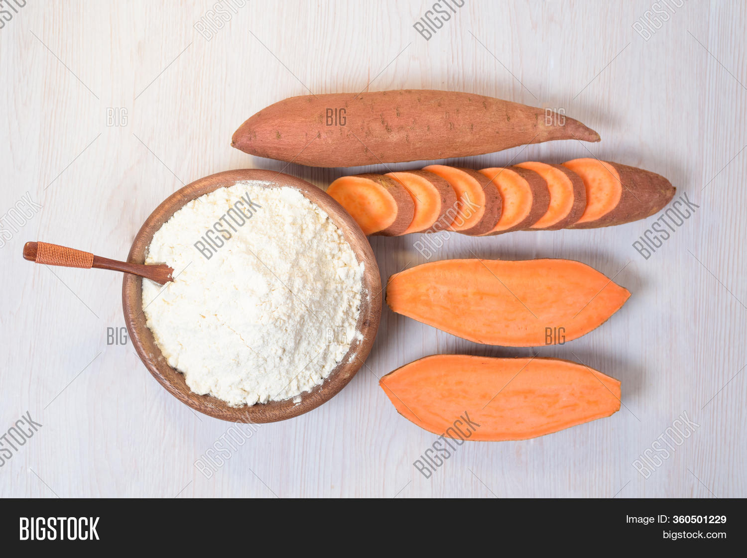 Sweet Potato Flour Image & Photo (Free Trial) Bigstock