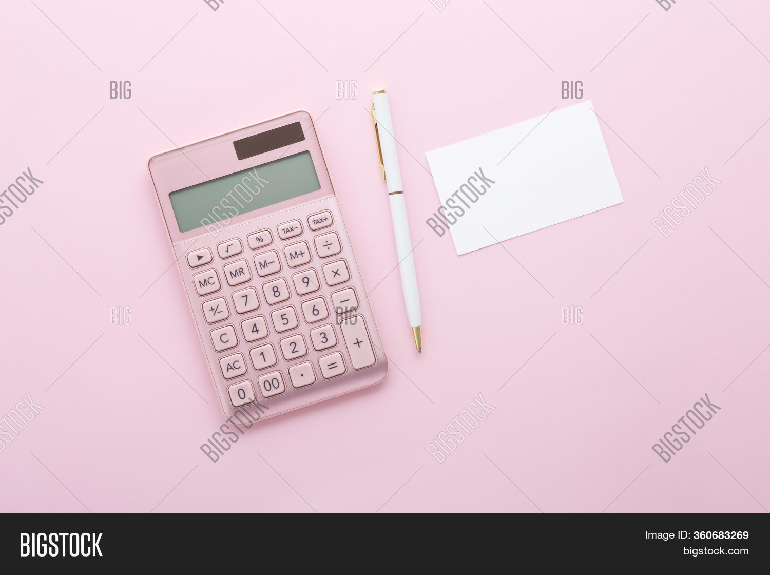 white gold calculator