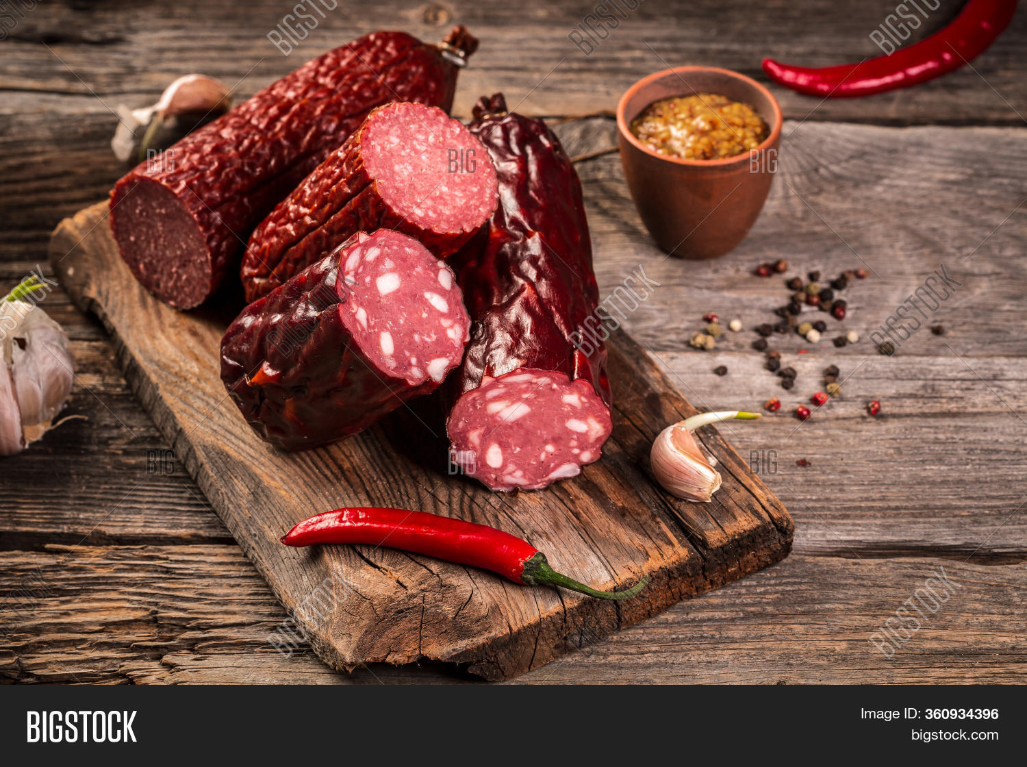 Dried Organic Salami Image & Photo (Free Trial) Bigstock
