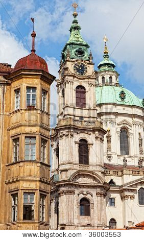 Prague St. Mikulash's church (St. Nikolay)