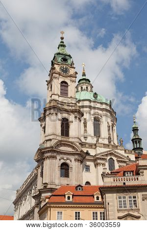 Prague St. Mikulash's church (St. Nikolay)