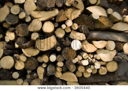 Holz-Haufen