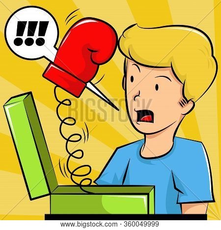 Unique Vector Illustration Of Get A Surprise On April Fool