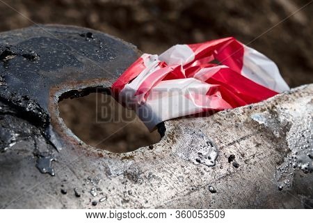 repair and replacement main pipeline of heating systems, district heating pipes network, water supply or Sewerage in city, removing old pipes and replacing them with new ones in a hole in the ground
