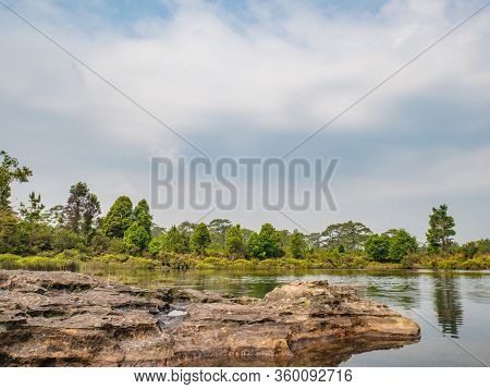 Anodard Pond On Phu Kradueng Mountain National Park In Loei City Thailand.phu Kradueng Mountain Nati