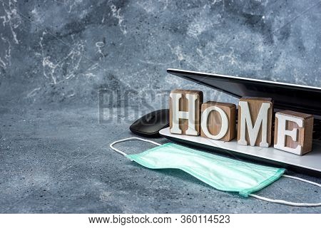 Coronavirus Epidemic Self-isolation Remote Work Protective Mask Social World Problem Covid - 19