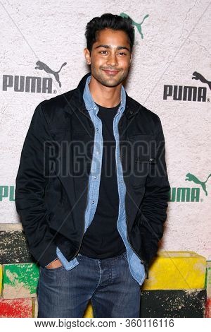 LOS ANGELES - OCT 12:  Manish Dayal at the Puma Presents Riddim + Run at the Siren Studios on October 12, 2011 in Los Angeles, CA