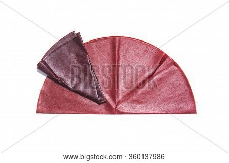 Fruit Ossetian Pastille On White Background. National Sweets