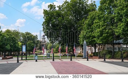 Duluth, Georgia - September 11, 2019: Forbes Ranked Duluth 26th In Americas Best Places To Move In 2
