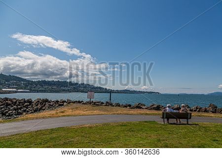 Bellingham, Washington - July 7, 2019: The Port Of Bellingham Operates Two Large Marinas, With Slips
