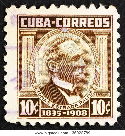 Frimærke Cuba 1954 Tomas Estrada Palma, formand