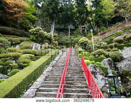 Kochi, Japan - April 6, 2018: On The Grounds Of Konomineji, Temple Number 27 Of Shikoku Pilgrimage