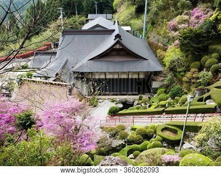 Kochi, Japan - April 6, 2018: Springtime On The Grounds Of Konomineji, Temple Number 27 Of Shikoku P