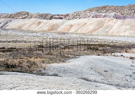 Scenic Badlands Along State Route 24 Near Caineville - Utah, Usa