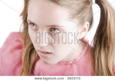 Bratty ung flicka