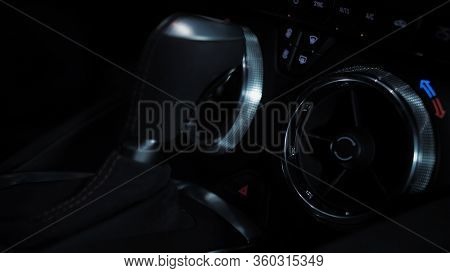 Tomsk, Russia - March 30, 2020: Chevrolet Camaro Zl1 The Exorcist Interior