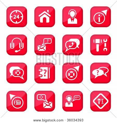 Help And Support Icons