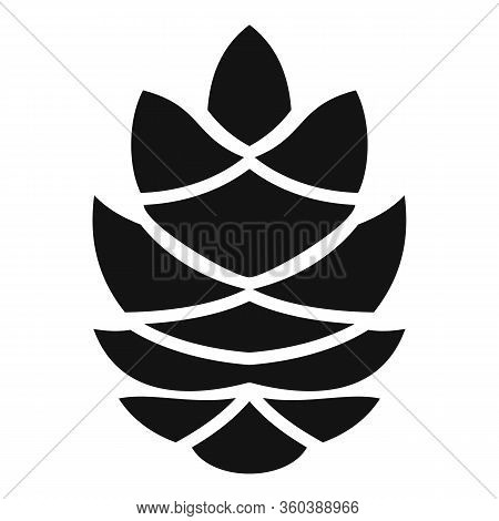 Garden Pine Corn Icon. Simple Illustration Of Garden Pine Corn Vector Icon For Web Design Isolated O