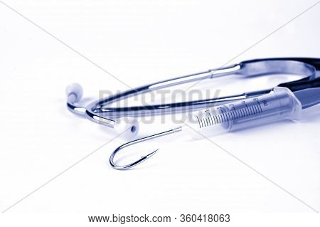 Drug-addiction Concept, Hooked On Drugs , Health Issues