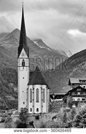 Summer landscape of Heiligenblut village in Austria, Europe