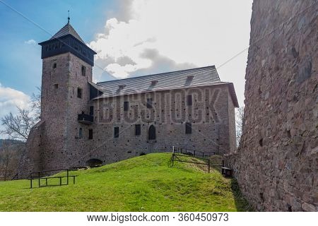 Litice nad Orlici ruins, Eastern Bohemia, Czech Republic