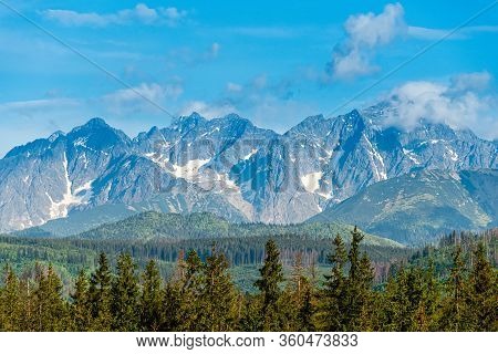 Beautiful View On Tatra Mountains. Poland, Europe