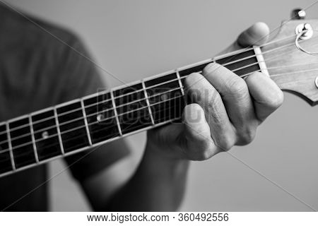 Musicians Are Catching Guitar Chords.